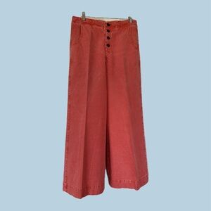 Anthropologie Pilcro Sailor Wide-Leg Pants